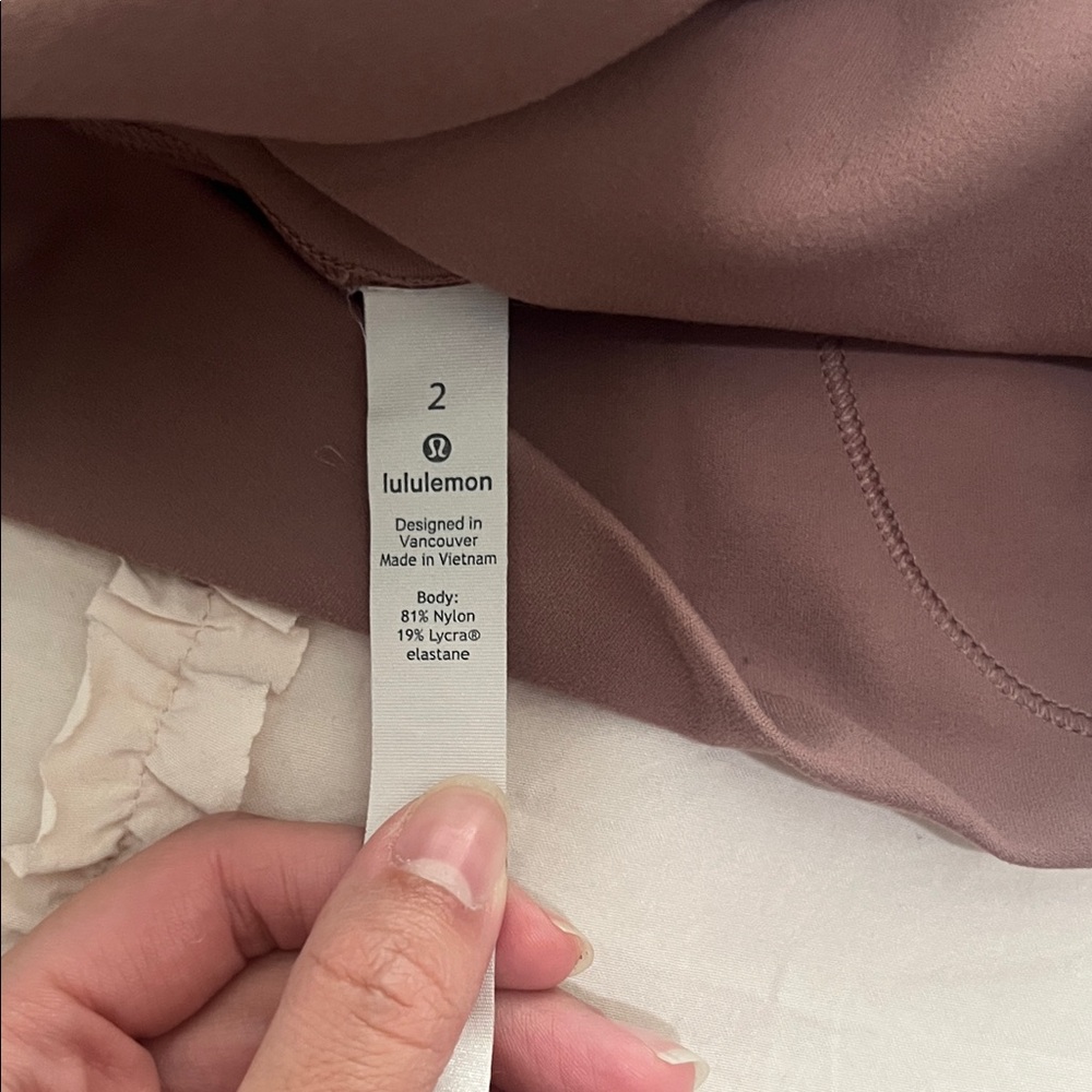 lululemon athletica Mauve Athletic Shorts - Picture 3 of 3